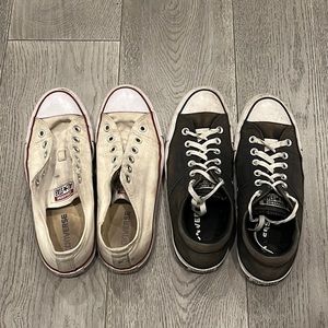 2 pairs of converses